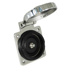 Marinco Stainless Steel Cable TV &amp; Internet Easy Lock Inlet