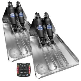 Bennett Marine BOLT 14x23 Dual Electric Trim Tab System w/One Box Indication Unit