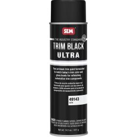 SEM Trim Black Ultra - 20oz Aerosol Can - Satin Finish