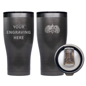 Toadfish Custom Engraved Non-Tipping 20oz Tumbler - Graphite (MINIMUM ORDER QUANTITY OF 25)