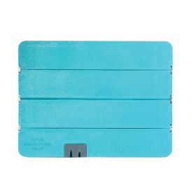 Toadfish Custom Engraved Stowaway Folding Cutting Board w/Built-In Knife Sharpener - Teal (MINIMUM ORDER QUANTITY OF 25)