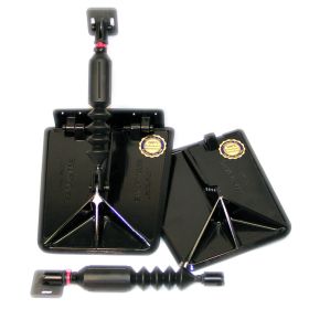 Lectrotab Smart Tab SX Composite Trim Tabs 9.5&rdquo; x 10&rdquo; f/18-20&rsquo; Boat w/150 - 240HP - Black