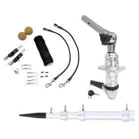 Tigress XD Top Mount System - 15&#39; - Silver Outriggers Elite Rigging Kit