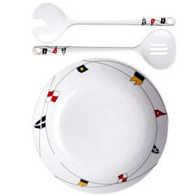 Marine Business Melamine Salad Bowl &amp; Servers - REGATA
