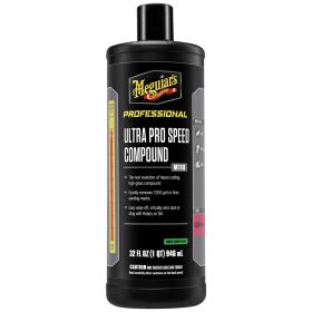 Meguiar&#39;s Mirror Glaze Ultra Pro Speed Compound - Heavy Cut, High Gloss - 32oz